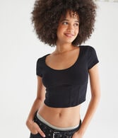 Corset Detail Tiny Top