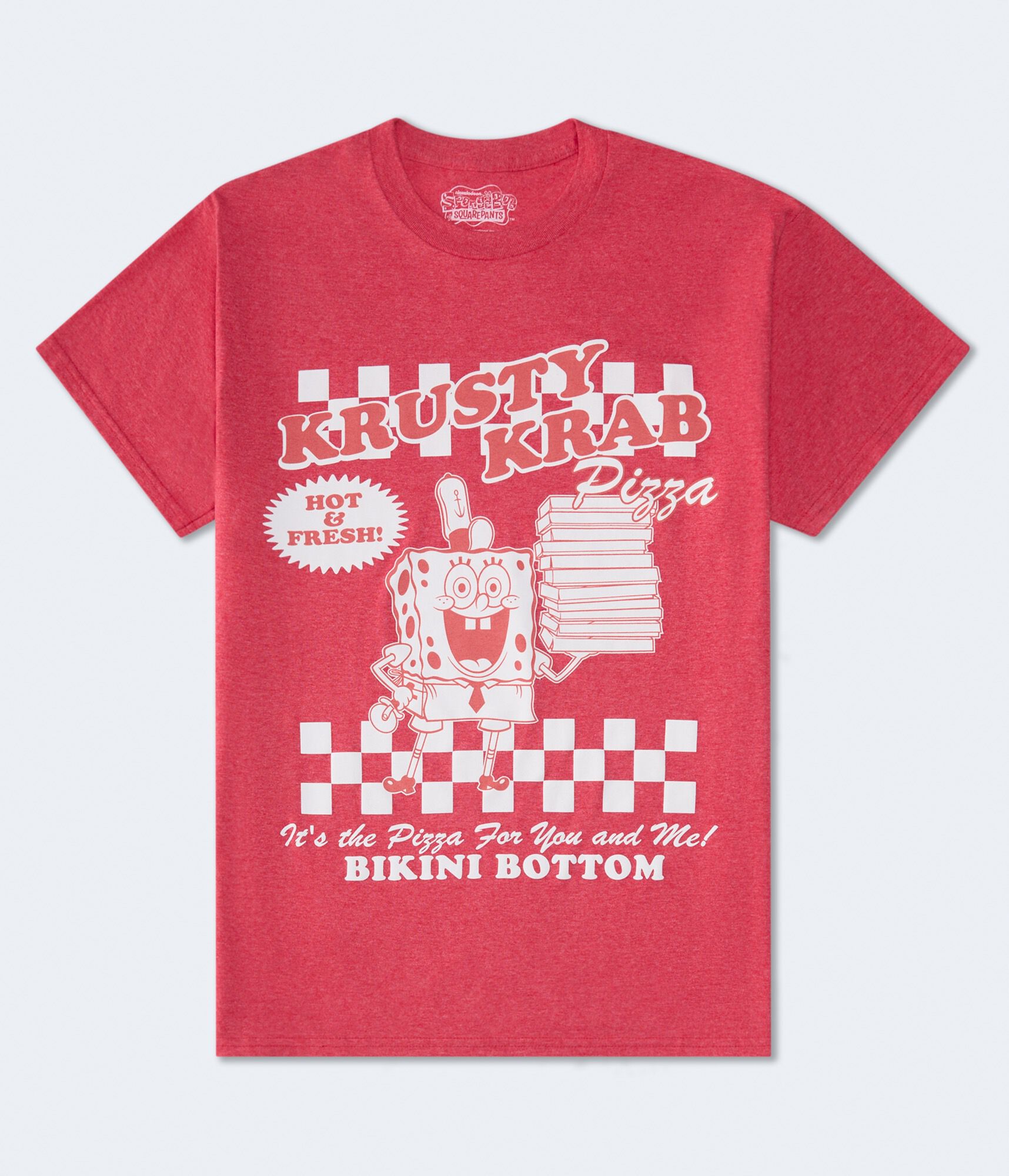 SpongeBob Krusty Krab Pizza Relaxed Graphic Tee