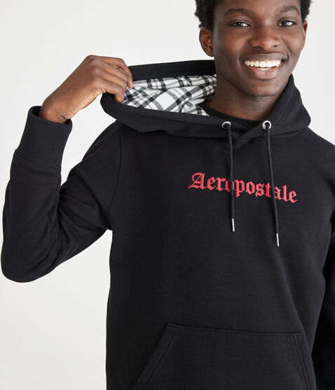 Gothic Aeropostale Pullover Hoodie Gothic Aeropostale Pullover Hoodie