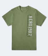 Aeropostale 1987 Vertical Appliqué Graphic Tee