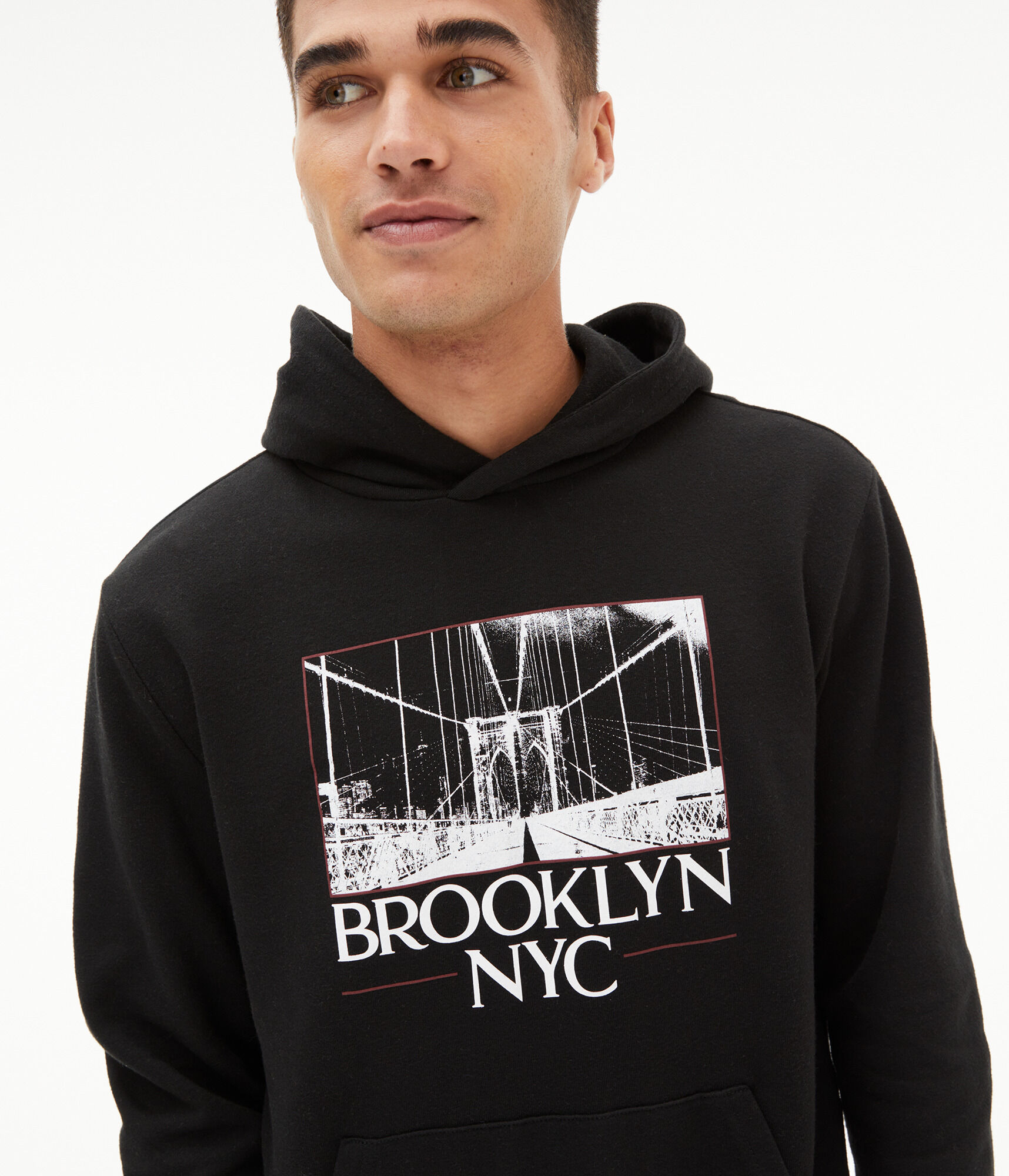 Brooklyn NYC Bridge Pullover Hoodie***