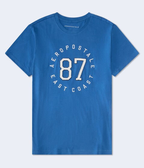 Aeropostale 87 Appliqué Graphic Tee Aeropostale 87 Appliqué Graphic Tee