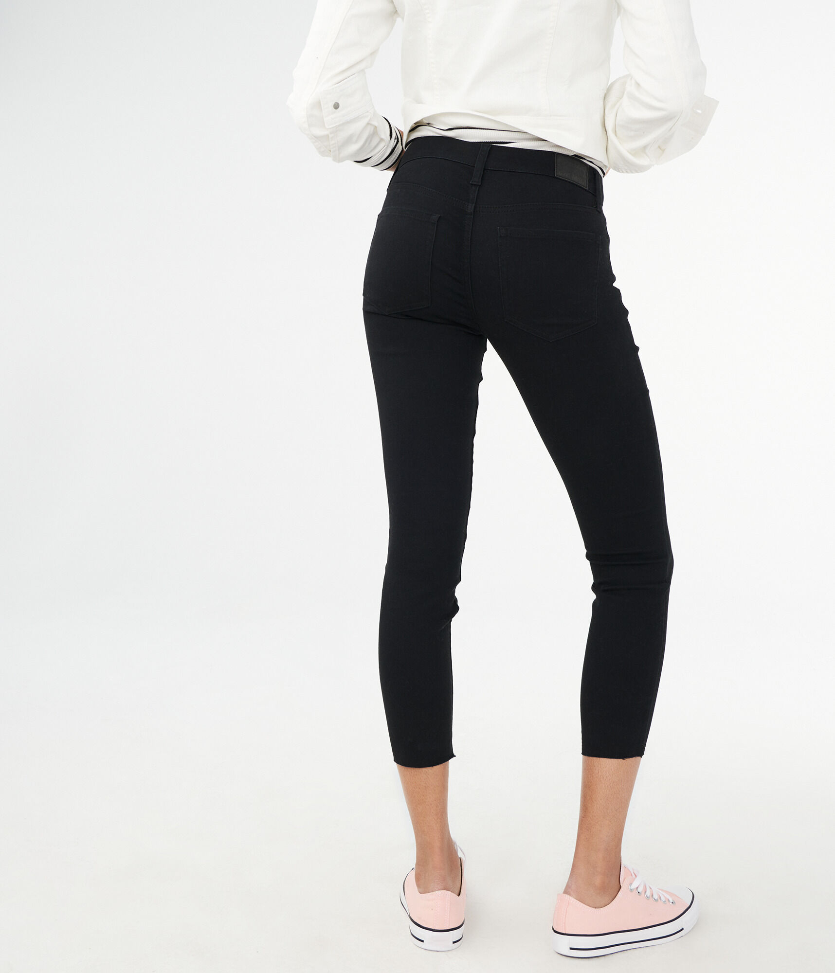 High-Rise Color Wash Crop Jegging
