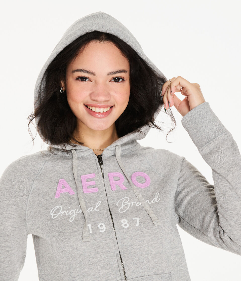 Aero Original Brand Full-Zip Hoodie