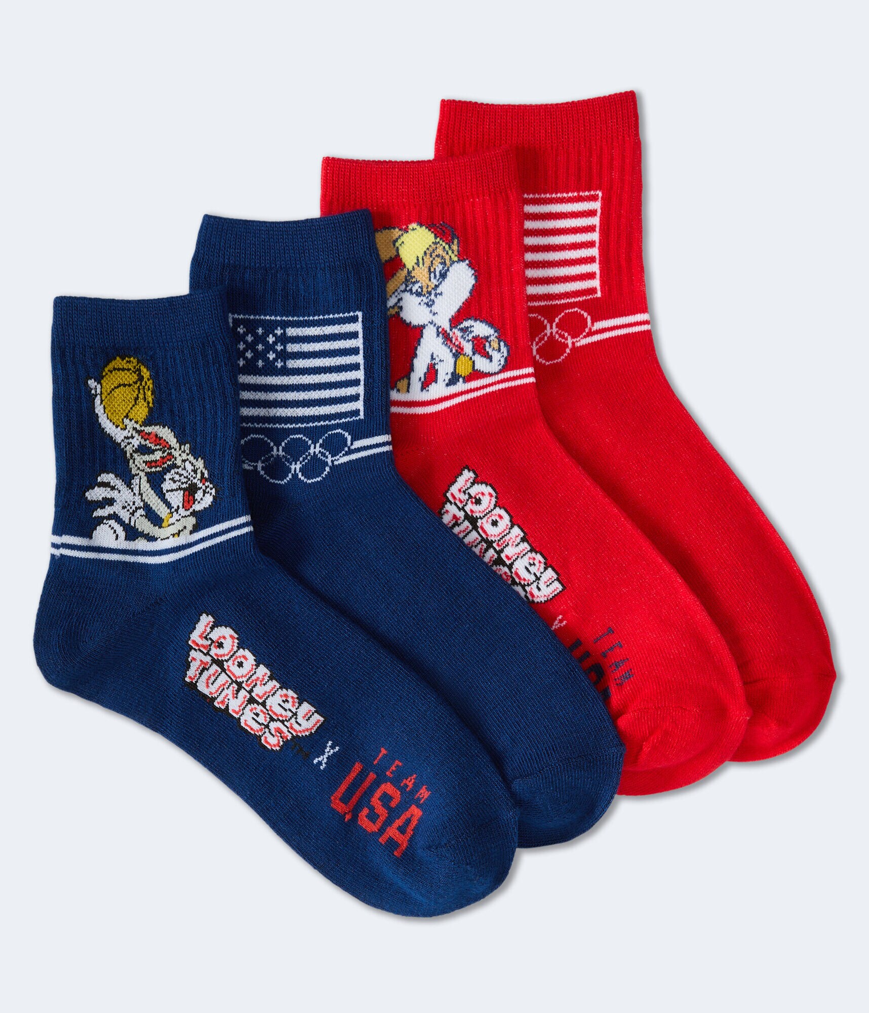 Looney Tunes x Team USA Short Crew Sock 2-Pack