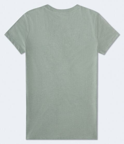 Aeropostale Bow Circle Foil Graphic Tee Aeropostale Bow Circle Foil Graphic Tee