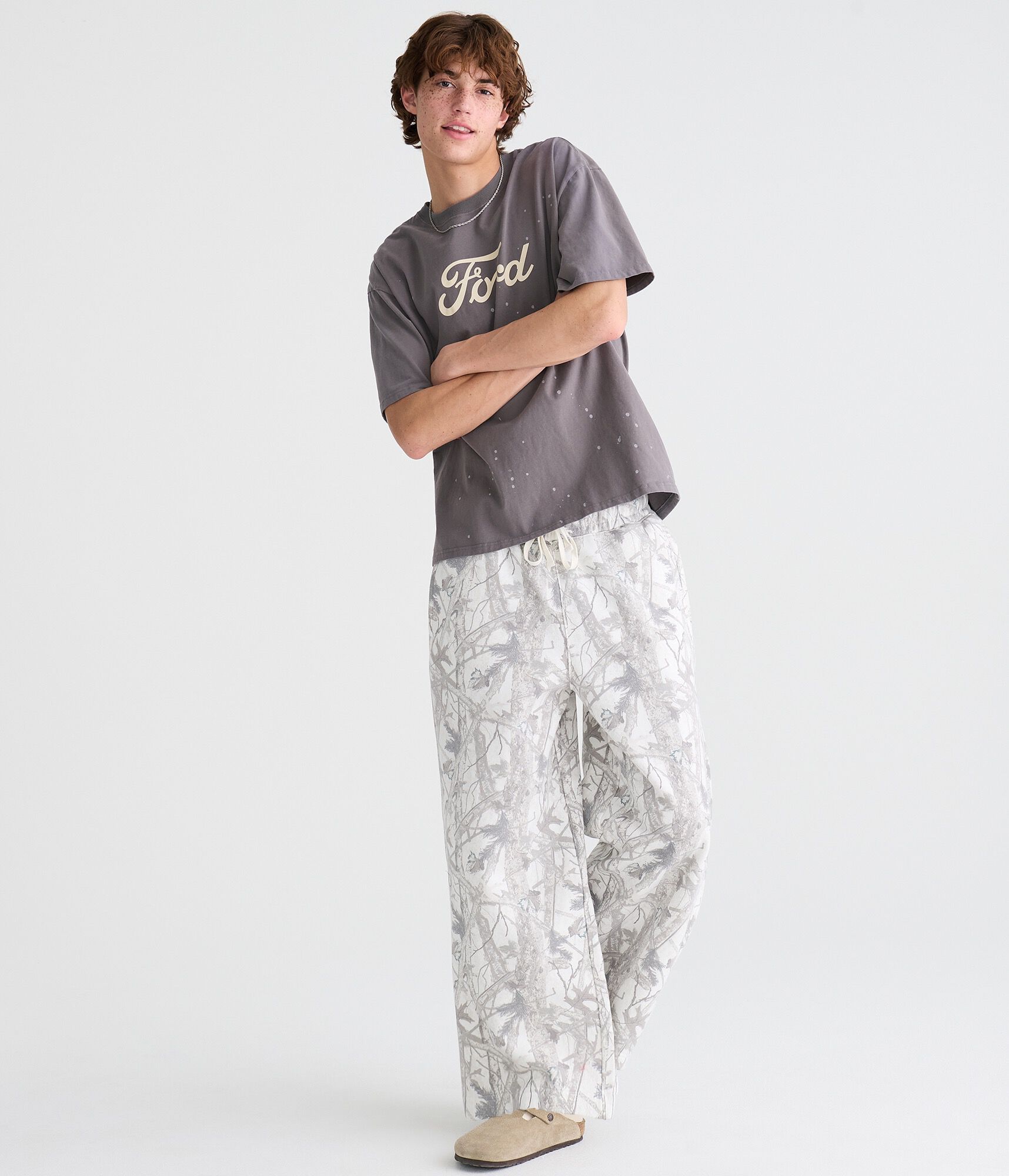 Cloud Soft Forest Camo Super Baggy Sweatpants