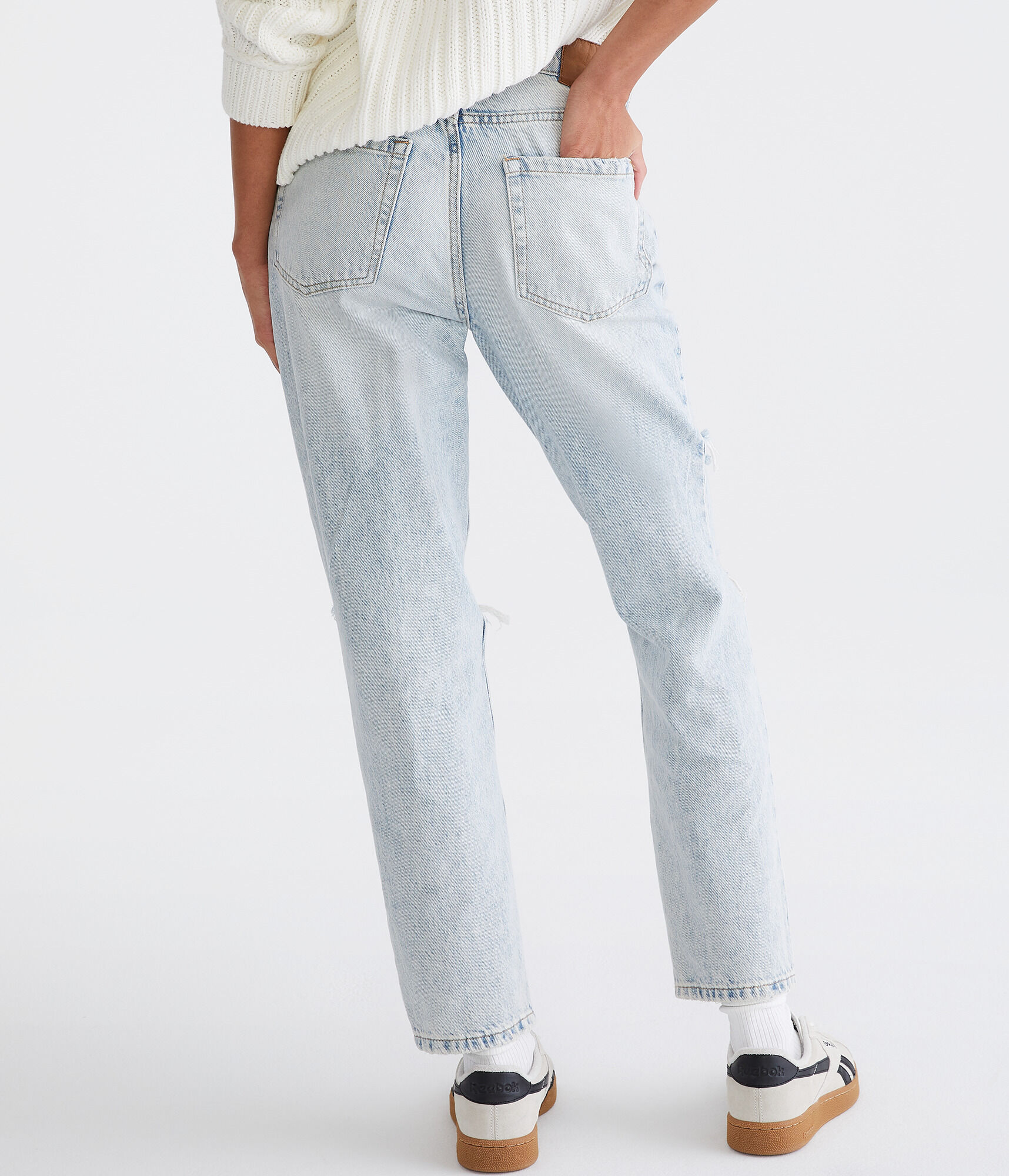 High-Waisted Mom Jean