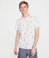 Palm Tree Print Graphic Tee