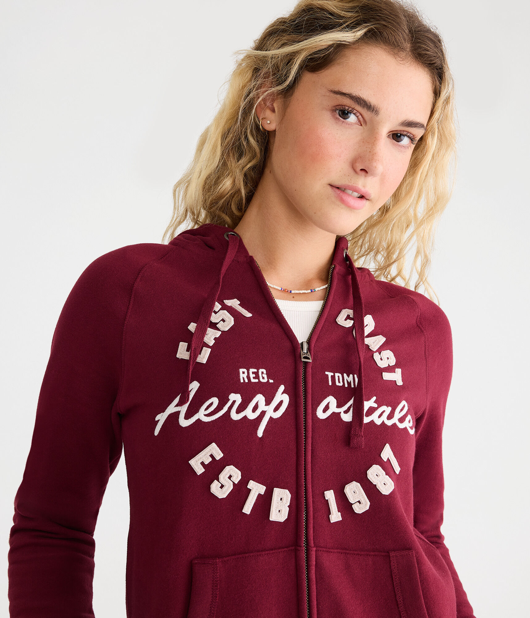 Aeropostale East Coast Full-Zip Hoodie