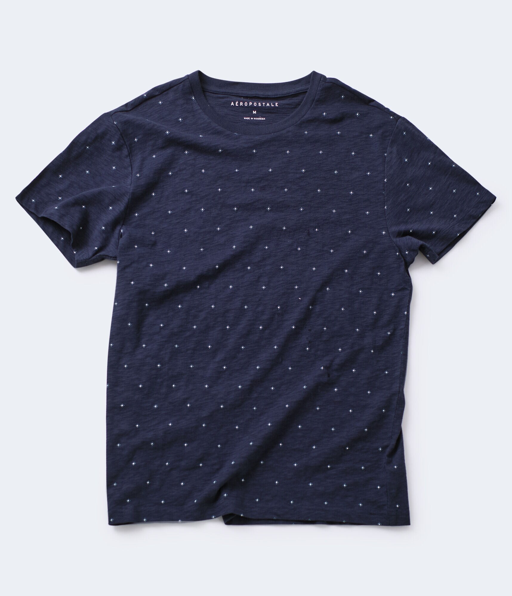Geometric Slub Graphic Tee