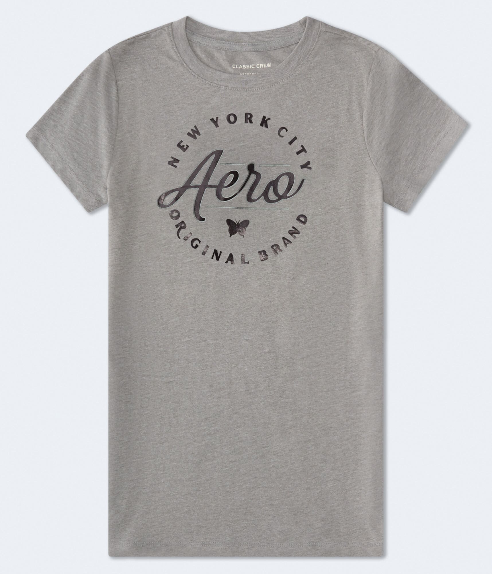 Aero Script Butterfly Foil Graphic Tee