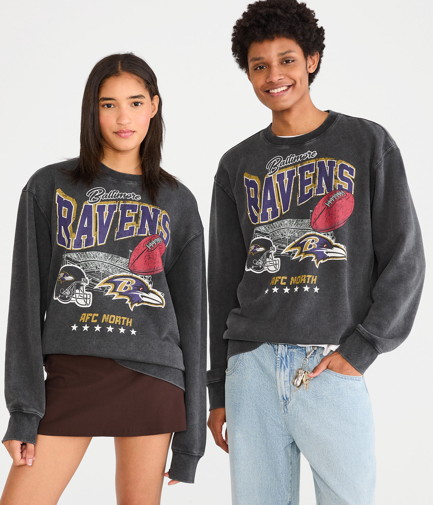 Baltimore Ravens Stadium Crew Sweatshirt
