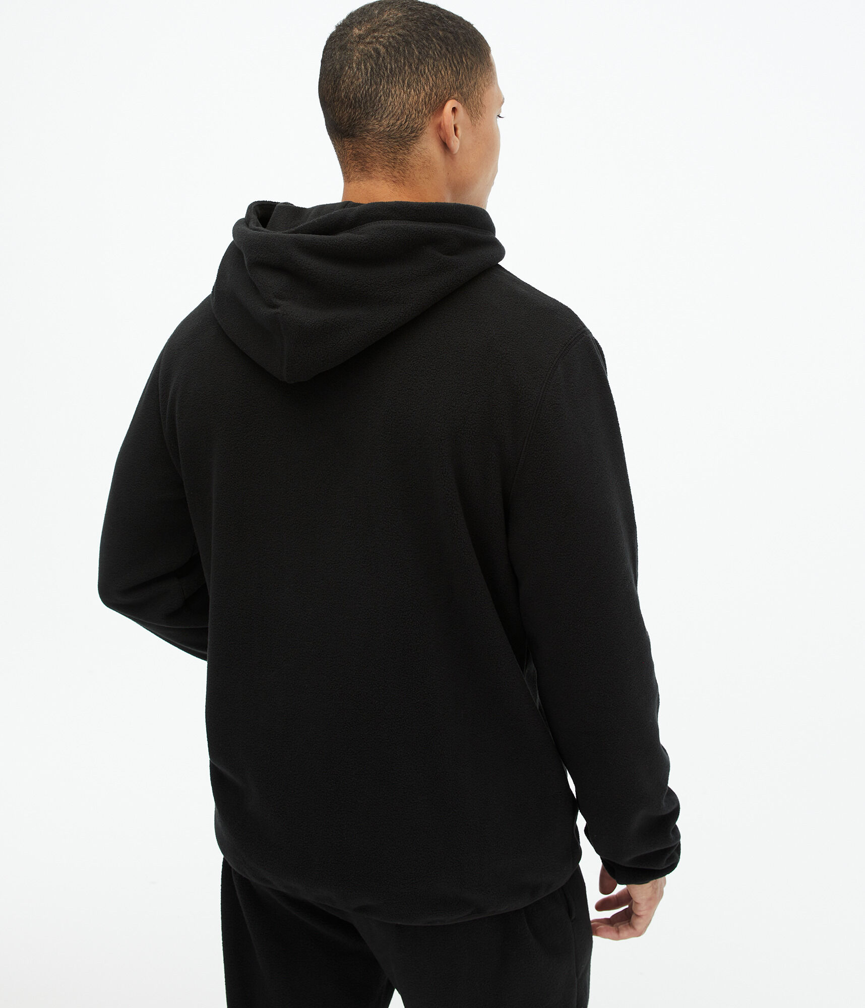 Tonal Logo Polyfleece Pullover Hoodie