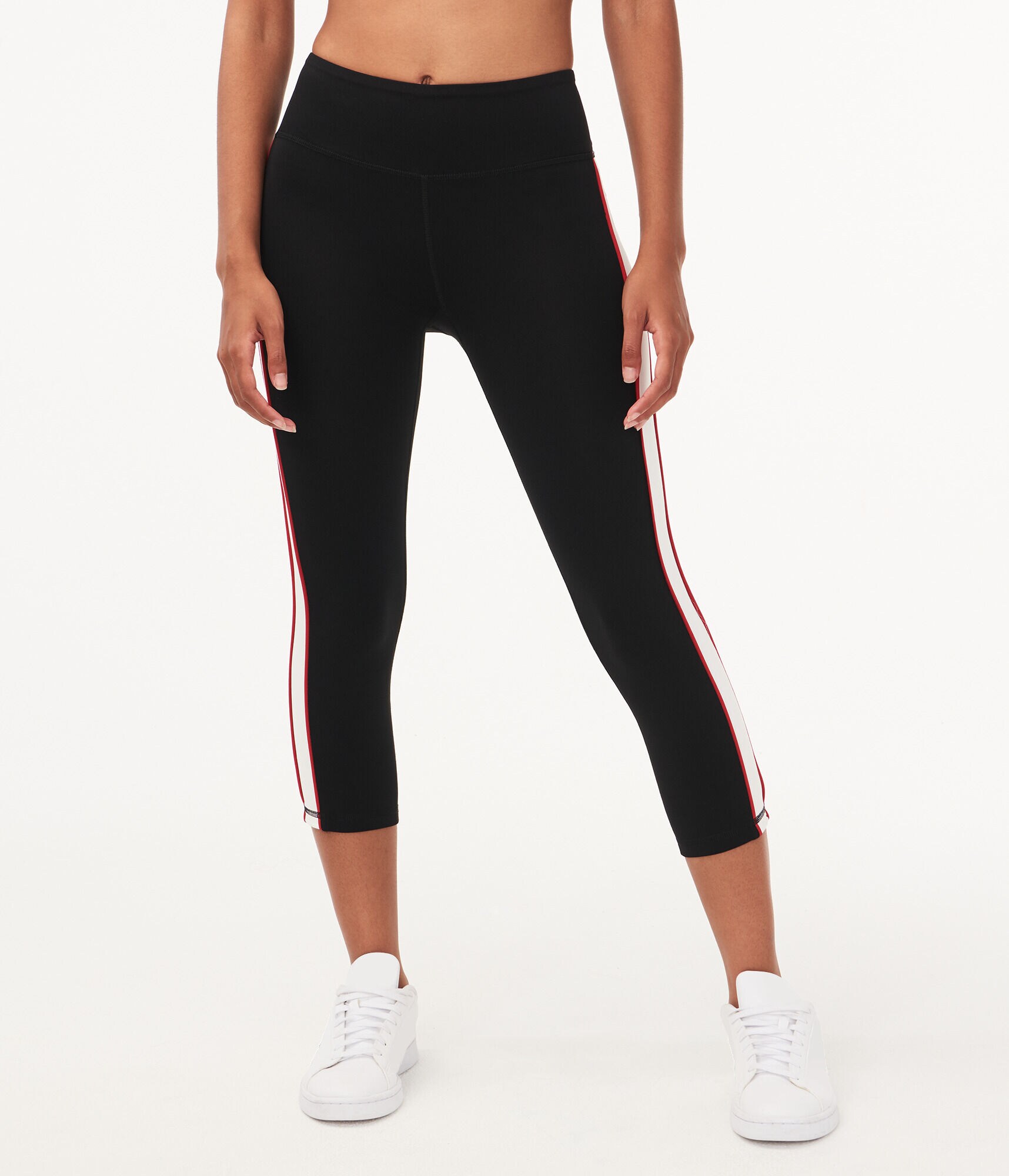 Side Stripe Cropped Legging