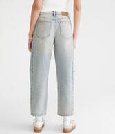 Mid-Rise Barrel Leg Jean