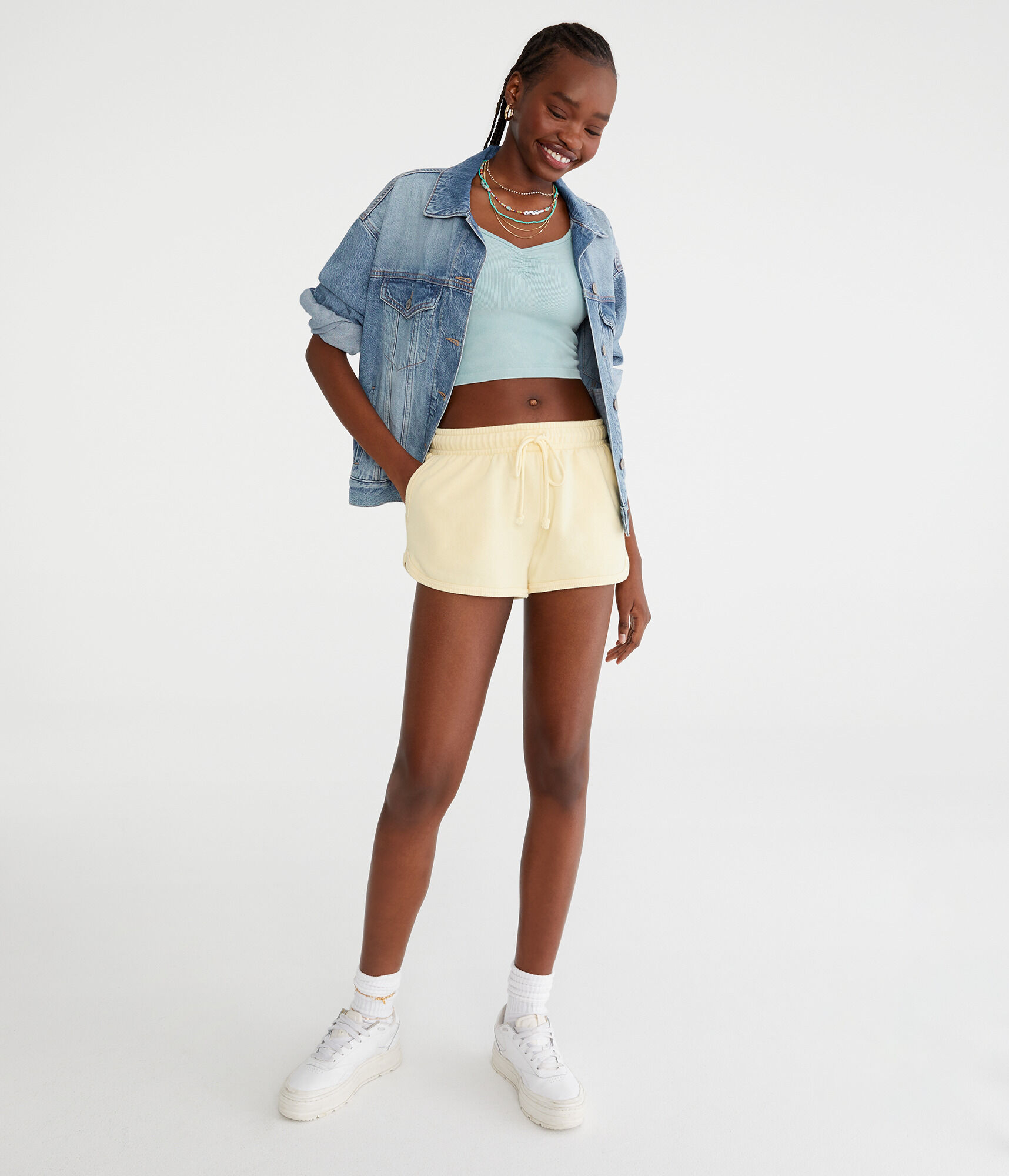 High-Waisted Dolphin Shorts