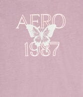 Aero 1987 Butterfly Foil Graphic Tee