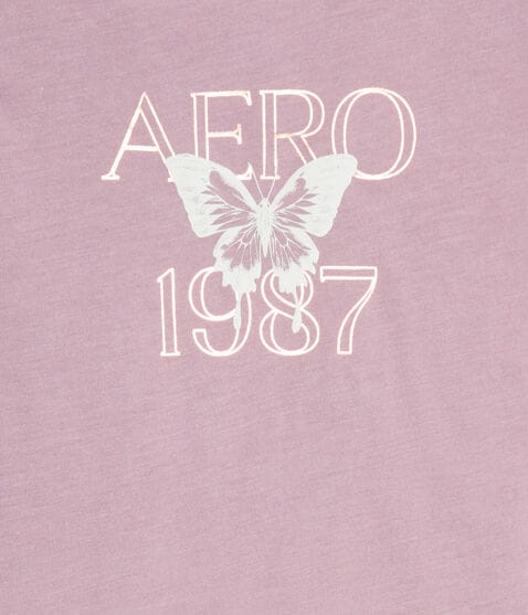 Aero 1987 Butterfly Foil Graphic Tee Aero 1987 Butterfly Foil Graphic Tee