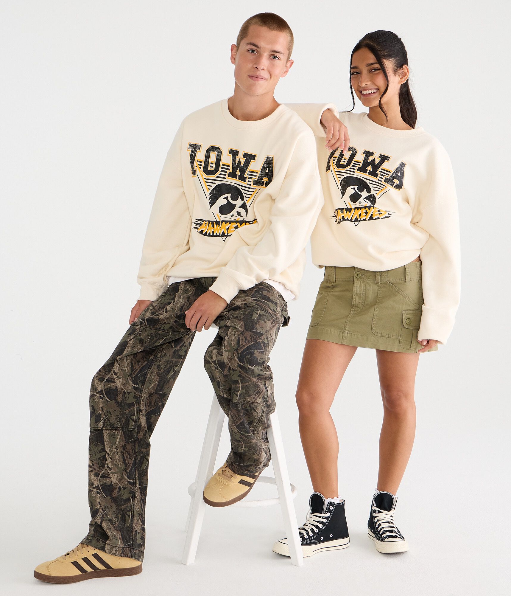 Iowa Hawkeyes Crew Sweatshirt