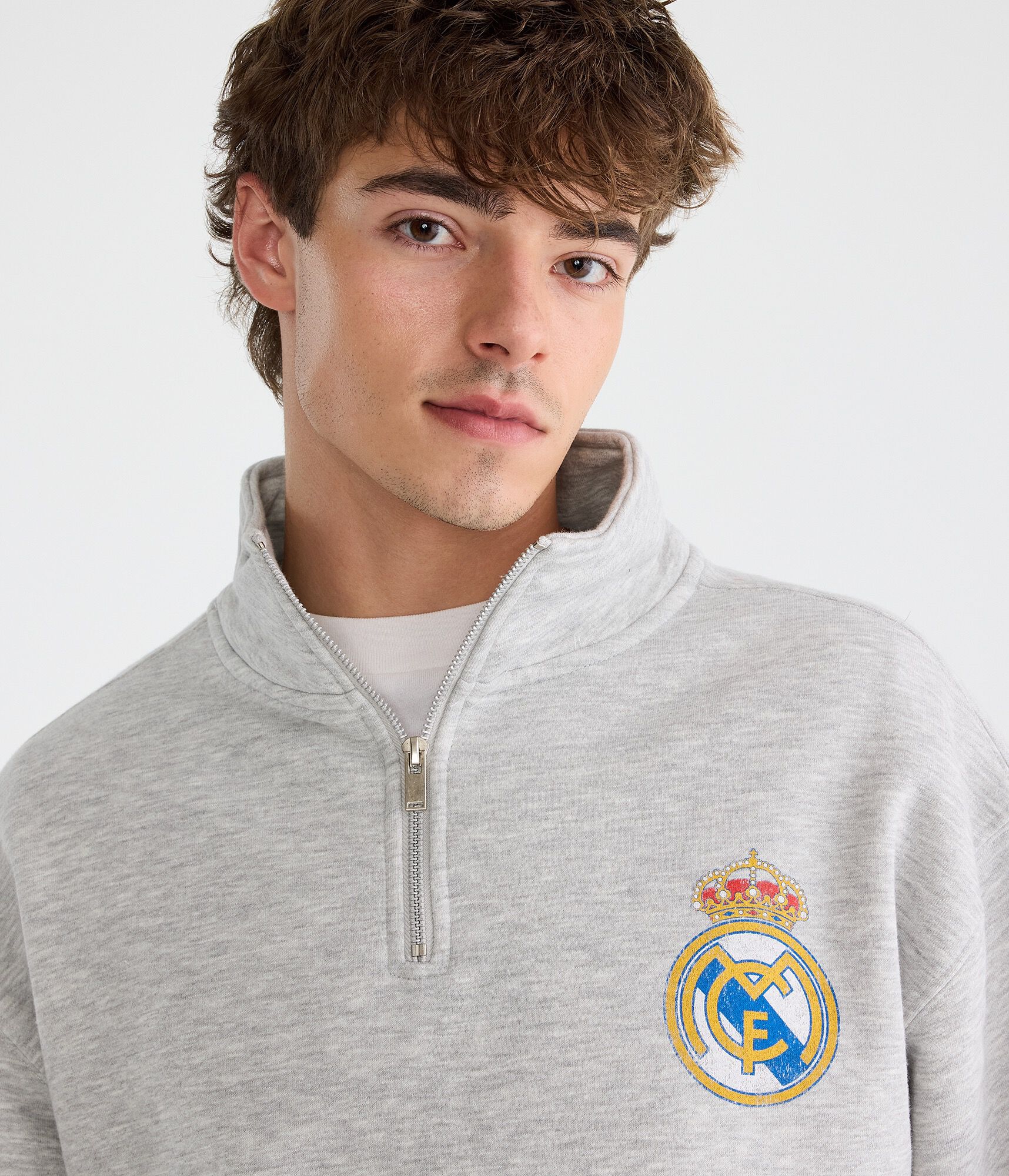 Real Madrid Quarter-Zip Sweatshirt