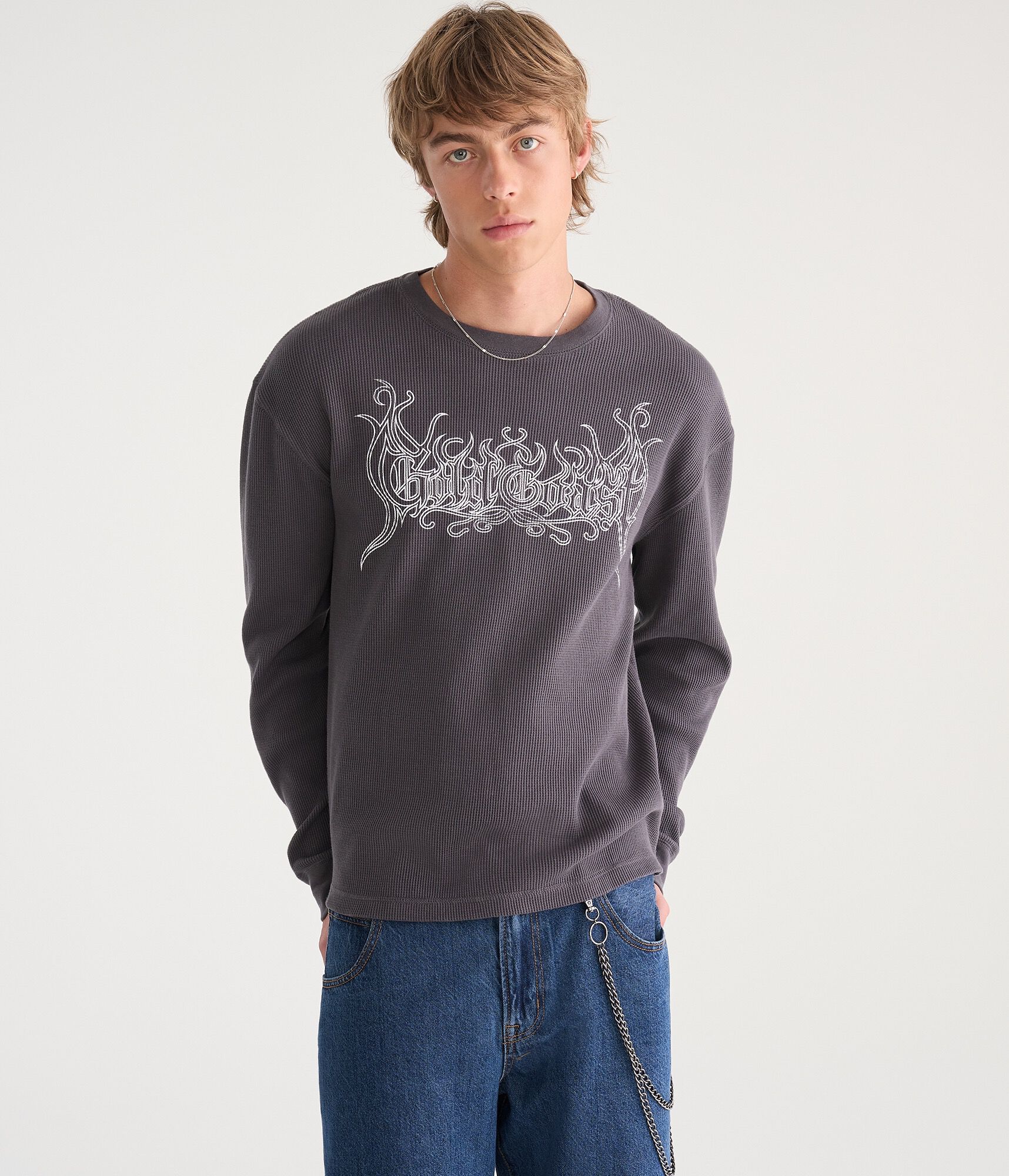 Long Sleeve Gold Coast Graphic Thermal Tee