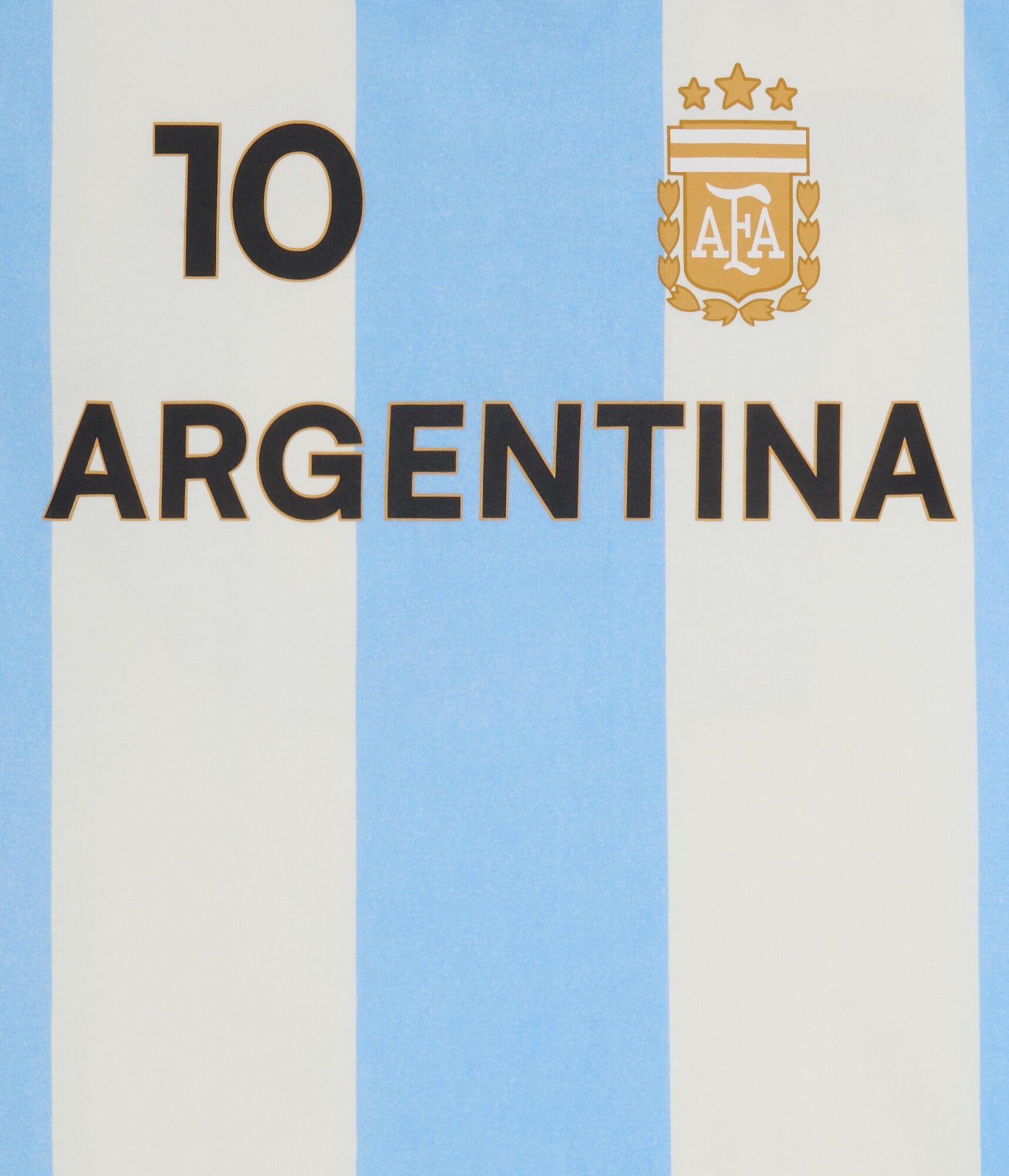 Messi AFA Striped Graphic Tee