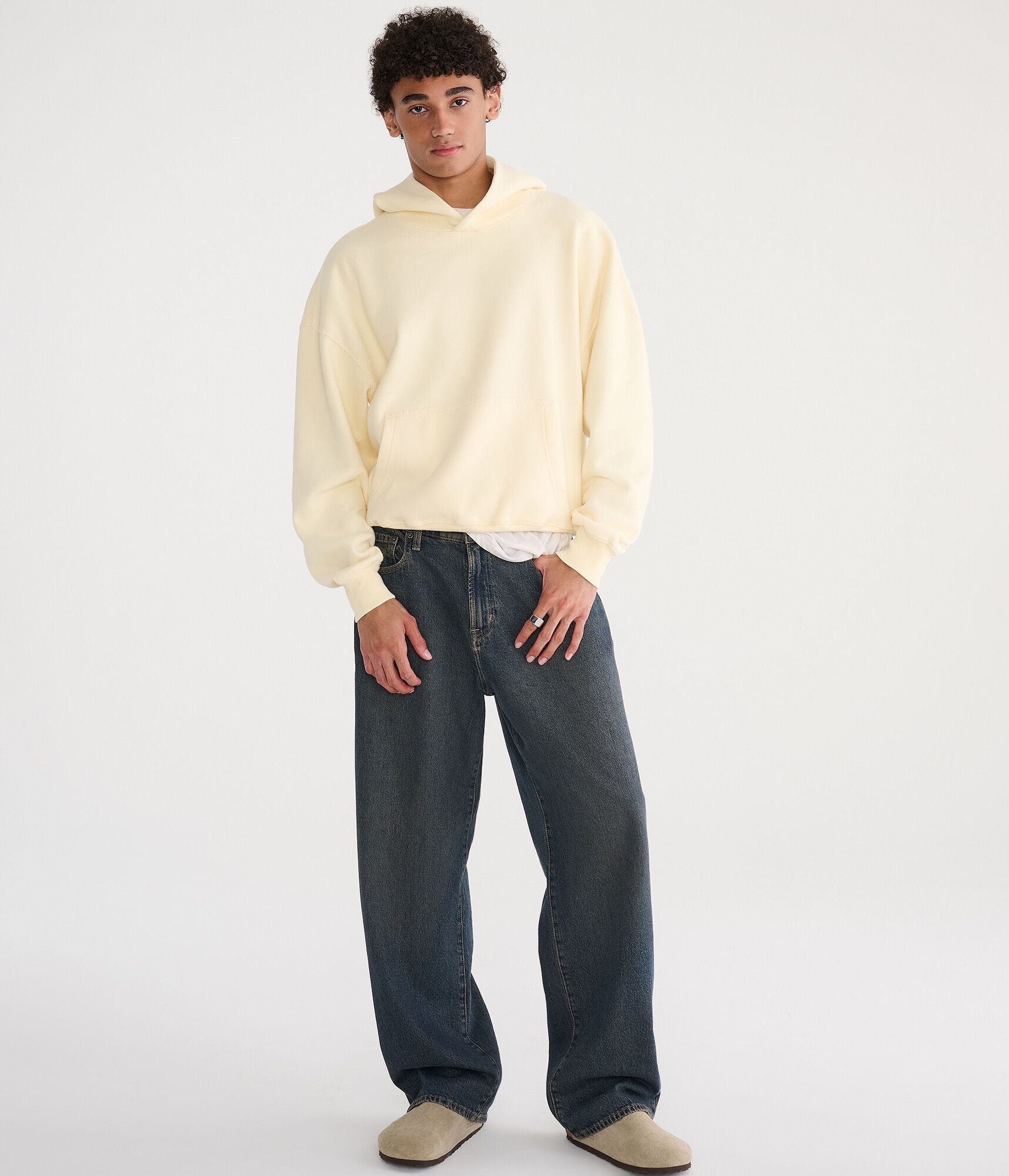 Cloud Soft Boxy Pullover Hoodie