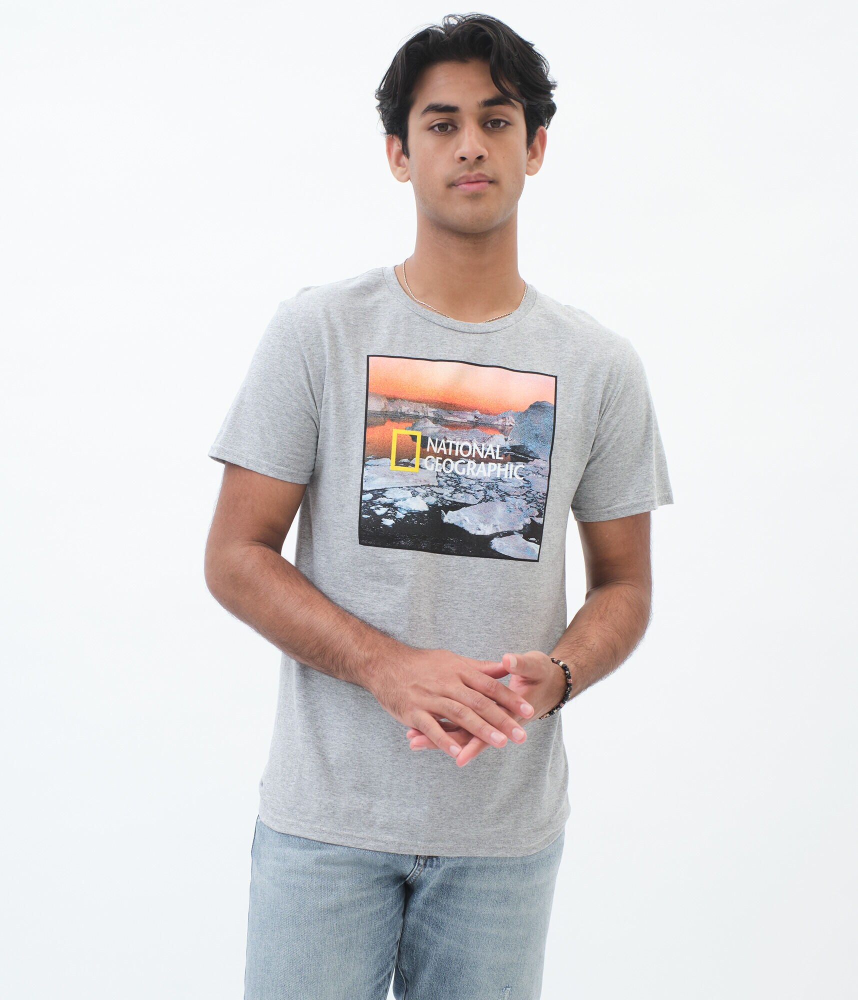 National geographic graphic tee Clearance