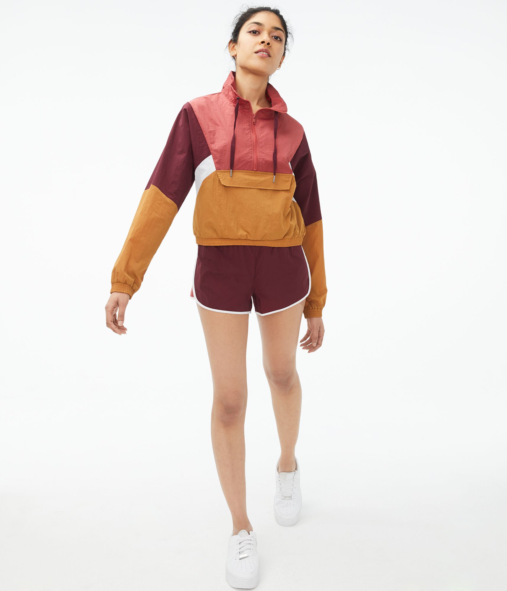 Colorblocked Windbreaker Jacket