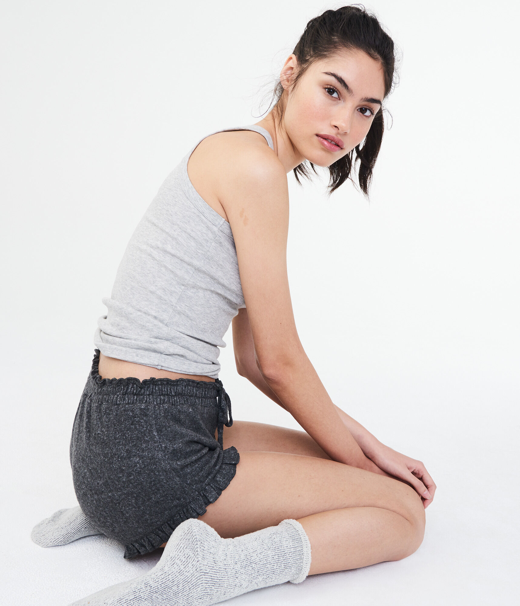 Seriously Soft Ruffle Sleep Shorts