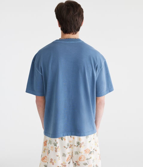 Washed Boxy Fit Crew Tee Washed Boxy Fit Crew Tee