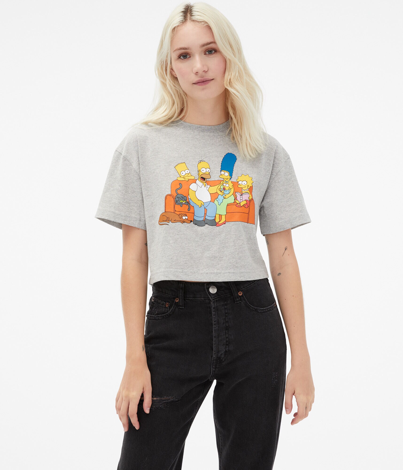 The Simpsons Happy Family Graphic Tee