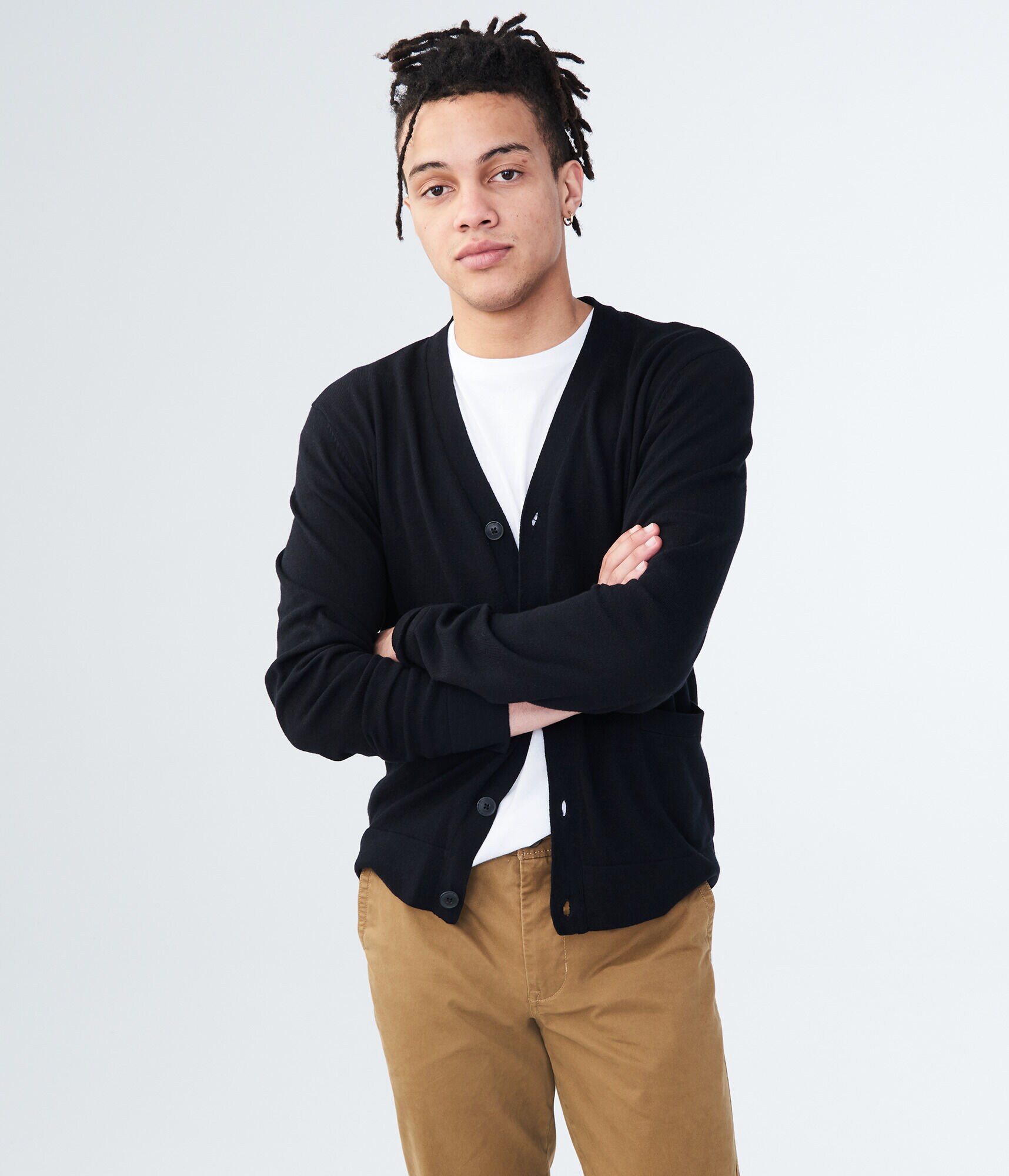 Knit Uniform Cardigan