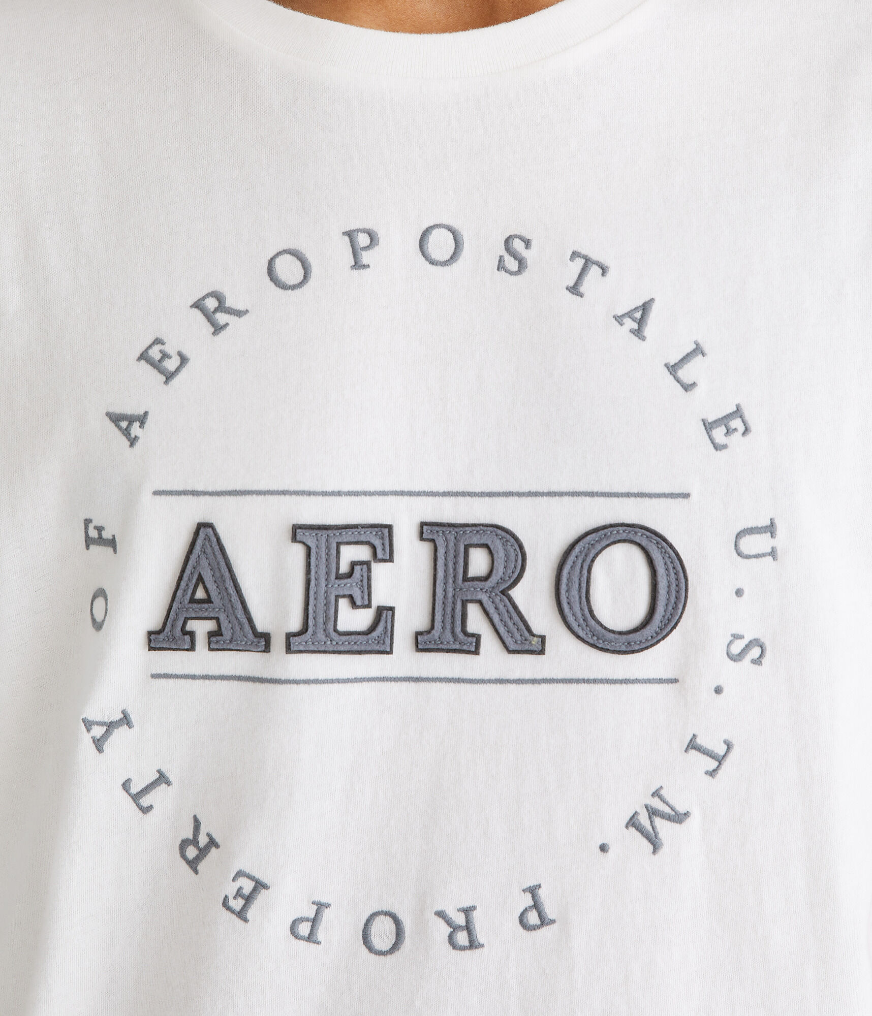 Aero Circle Appliqu&eacute; Graphic Tee