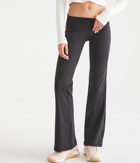 Flare High-Rise Fold-Over Pants Flare High-Rise Fold-Over Pants
