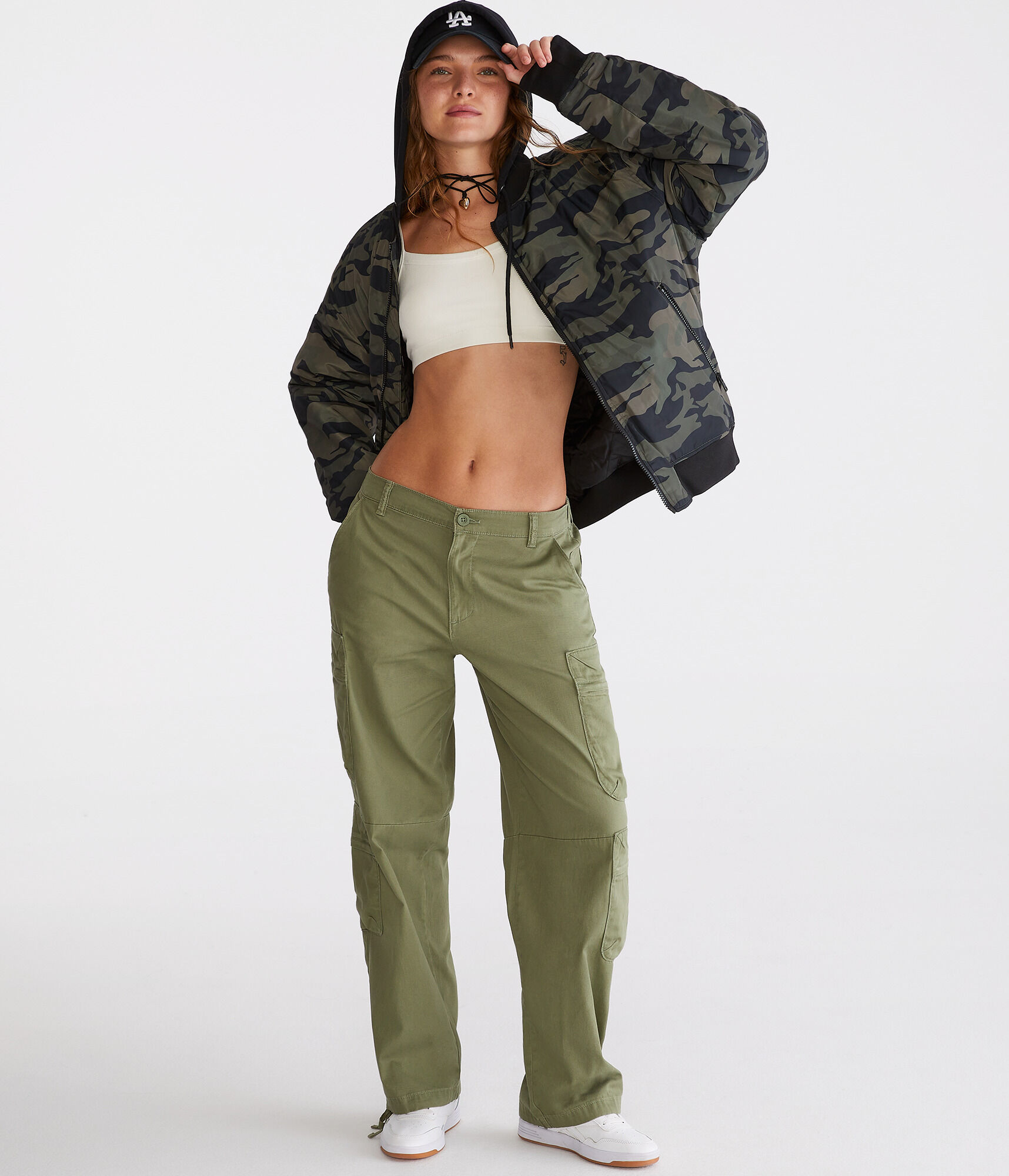 4-Pocket Twill Cargo Pants