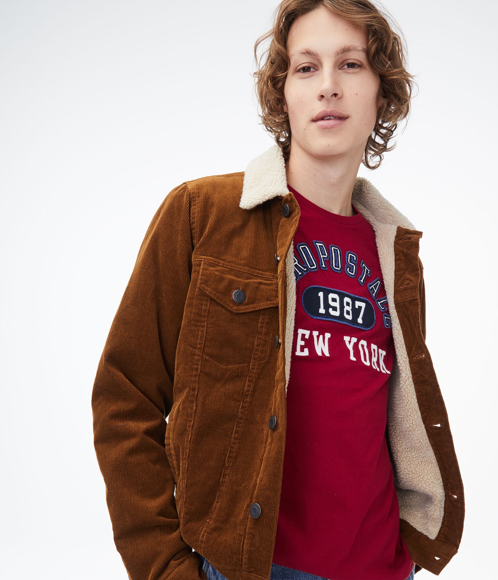 Aeropostale Arch Appliqu&eacute; Graphic Tee