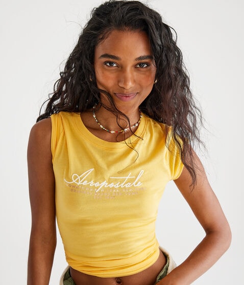 Aeropostale Script Foil Graphic Tee