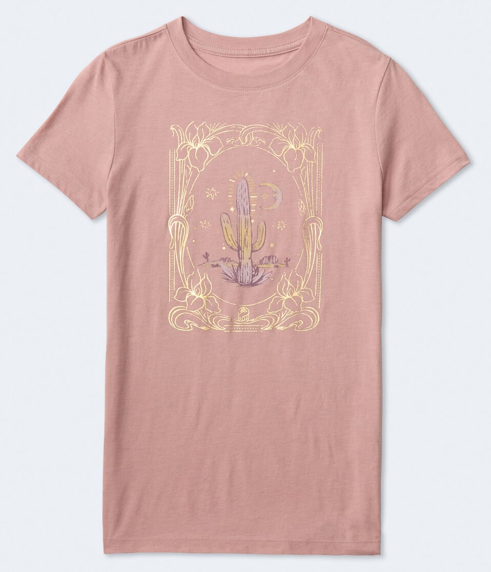 Cactus Nights Foil Graphic Tee