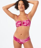 Tie-Dye Bandeau Bikini Top