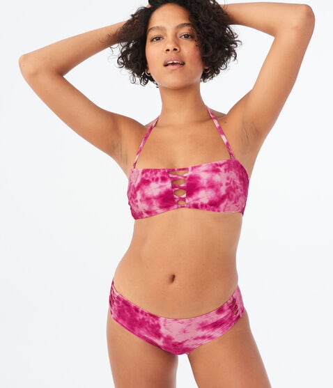 Tie-Dye Bandeau Bikini Top