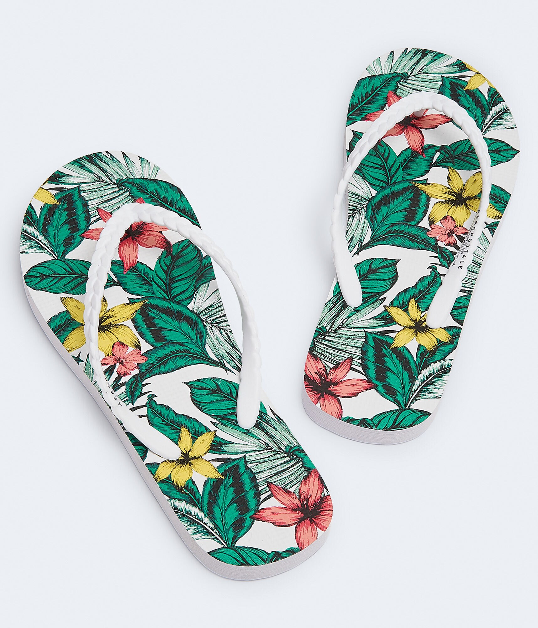 fuzzy flip flop slippers aeropostale