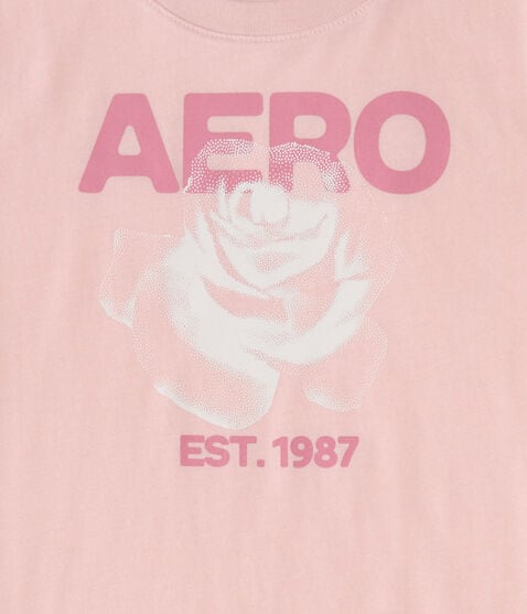 Aero Dotted Rose Graphic Tee Aero Dotted Rose Graphic Tee