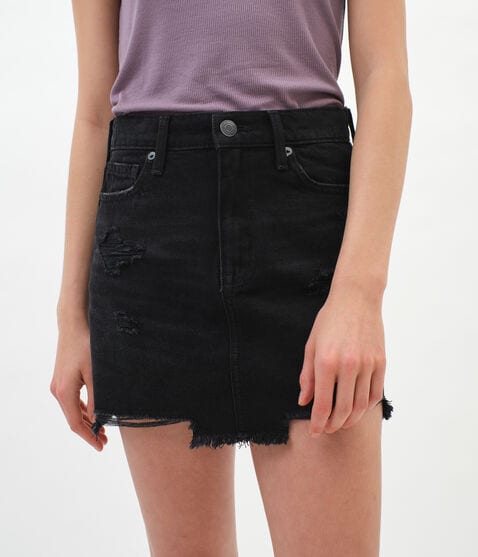 Real Denim High-Rise Mini Skirt Real Denim High-Rise Mini Skirt