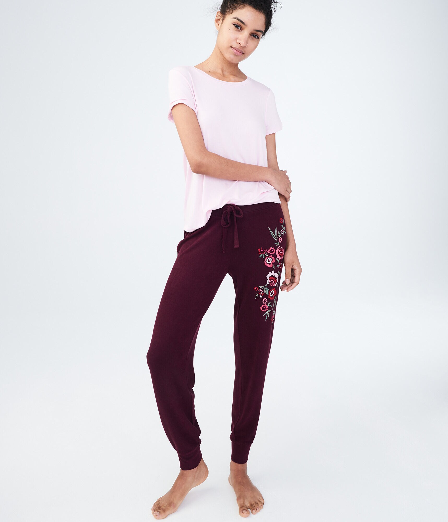 LLD Seriously Soft Embroidered Jogger Sweatpants