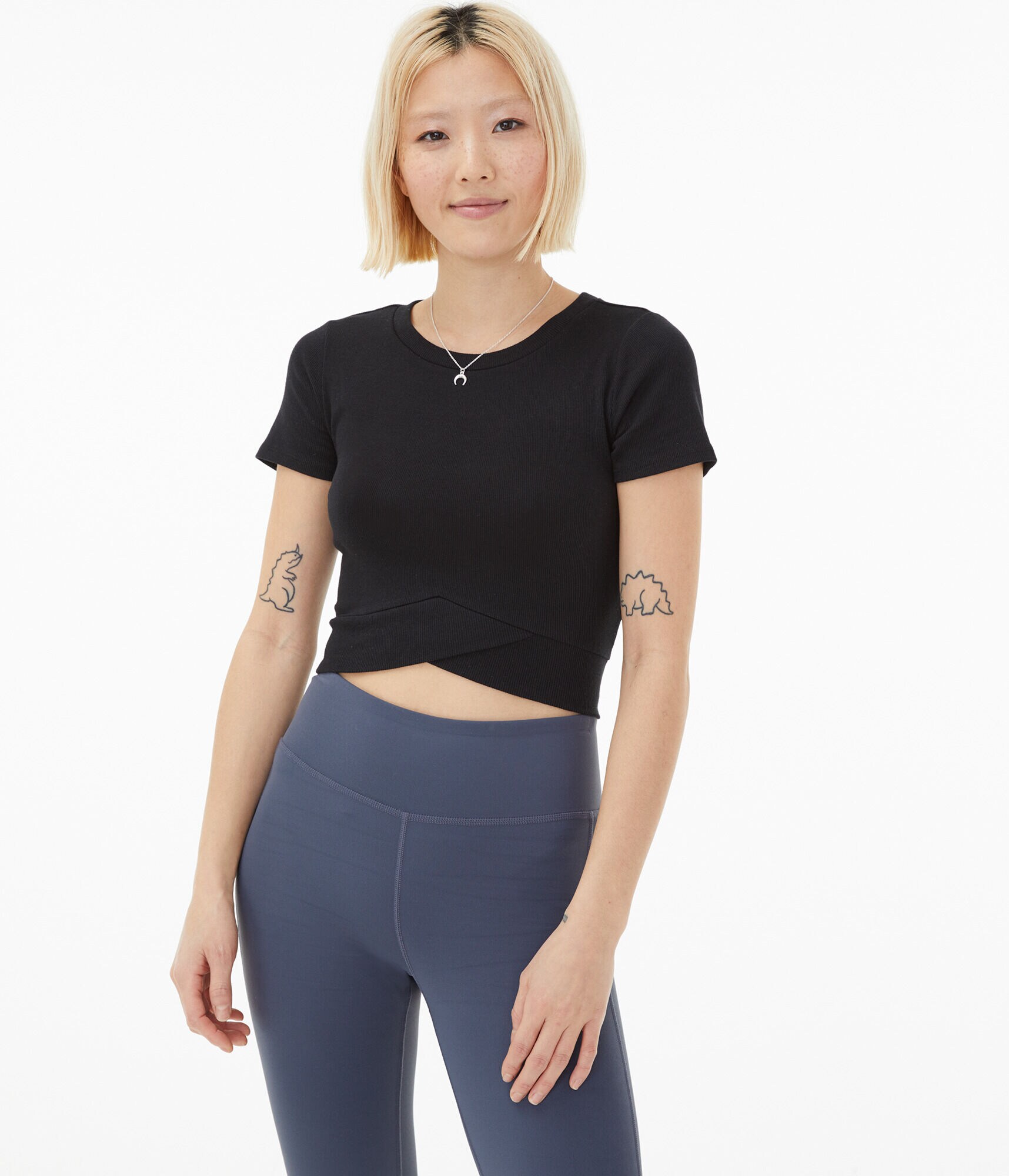 Tie-Back Bodycon Crop Top