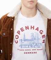 Copenhagen Nyhavn Canal And Harbor Graphic Tee