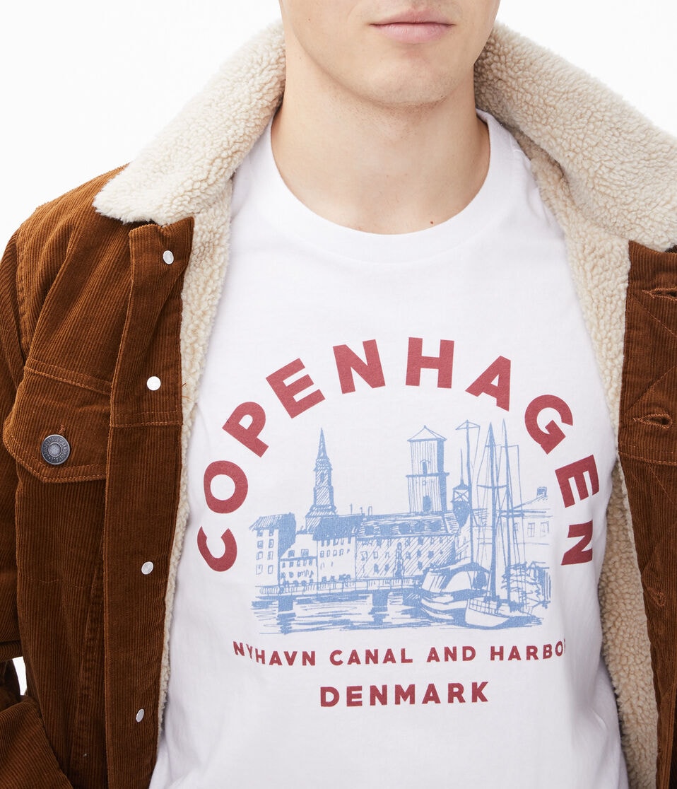 Copenhagen Nyhavn Canal And Harbor Graphic Tee