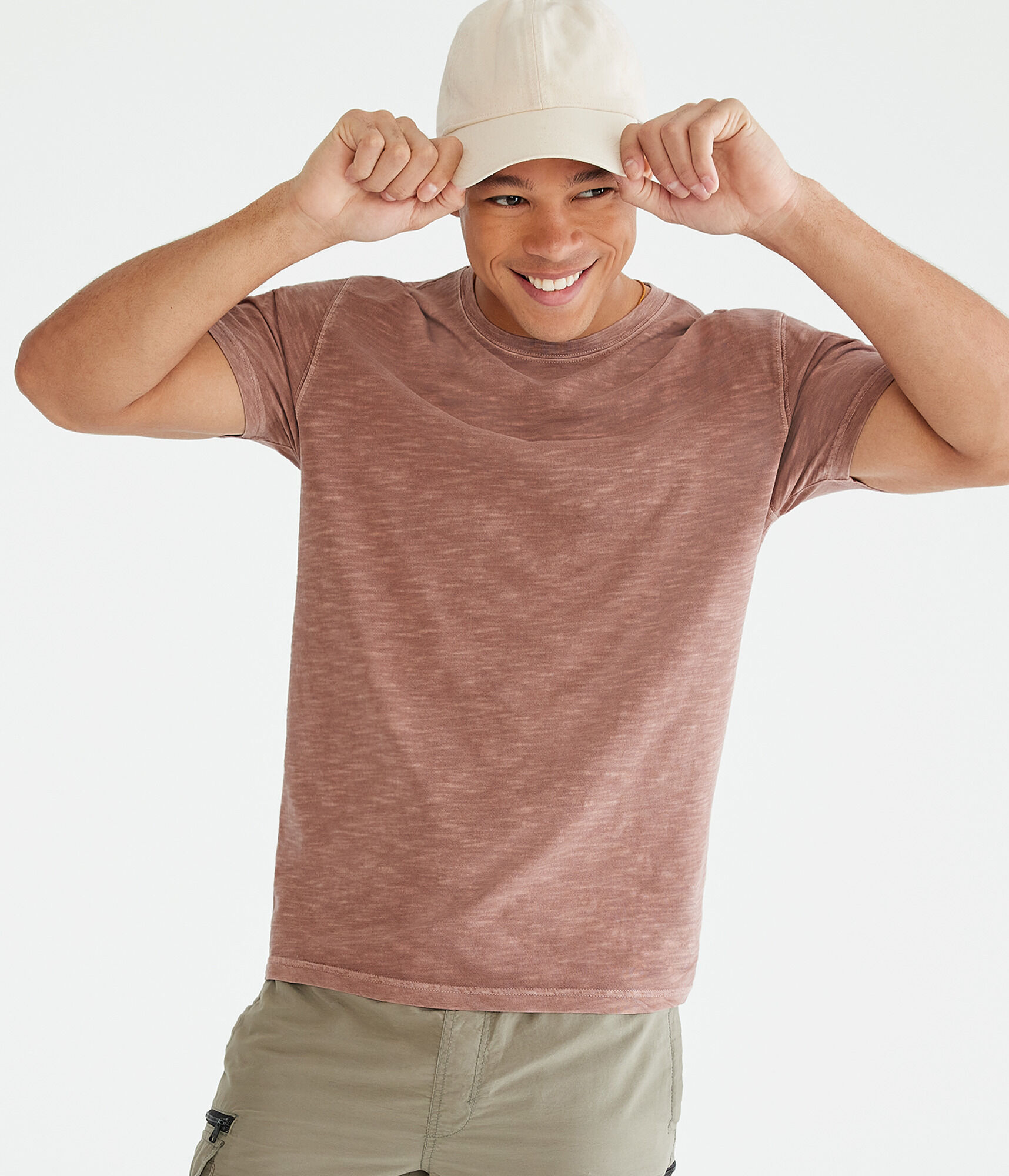 Slub Washed Crew Tee